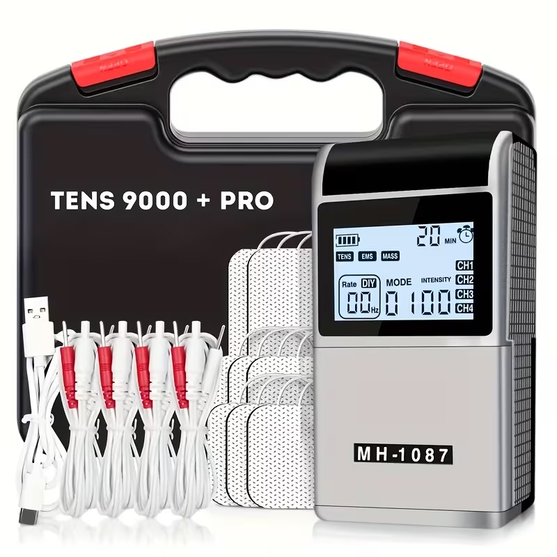 TENS and EMS Kit with Electrode Pads